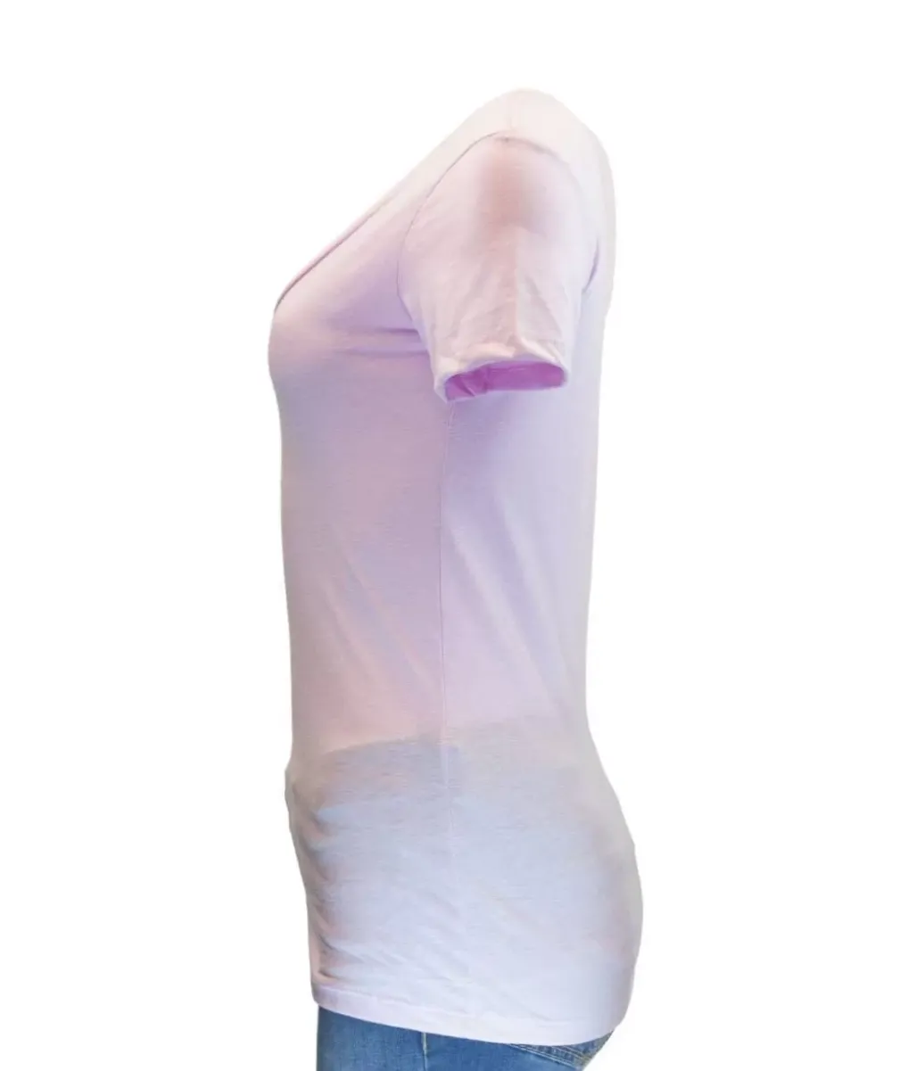 Clearance Nayked Apparel Women'S Ridiculously Soft Midweight V-Neck T-Shirt