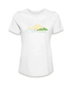 New Nayked Apparel Women'S Ridiculously Soft 100% Cotton Graphic Tee | Happy Camper