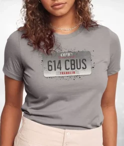 Online Nayked Apparel Women'S Ridiculously Soft Lightweight Graphic Tee | 614 Cbus