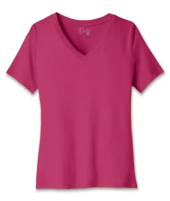 Clearance Nayked Apparel Women'S Ridiculously Soft Relaxed Fit 100% Cotton V-Neck T-Shirt