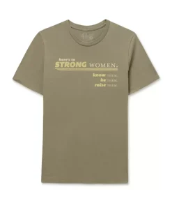 Clearance Nayked Apparel Women'S Ridiculously Soft Go-To Graphic Tee | Here'S To Strong Women