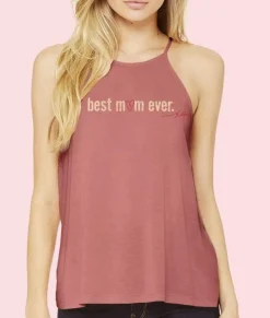 Best Nayked Apparel Women'S Ridiculously Soft High Neck Graphic Tank | Best Mom Ever