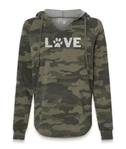 Sale Nayked Apparel Women'S Ridiculously Soft Wave Wash Valentine'S Day Graphic Hoodie | Love My Pet