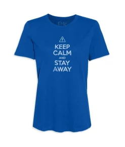 Sale Nayked Apparel Women'S Ridiculously Soft 100% Cotton Graphic Tee | Keep Calm And Stay Away