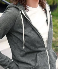 Outlet Nayked Apparel Women'S Ridiculously Soft Recycled Fleece Full-Zip Hoodie