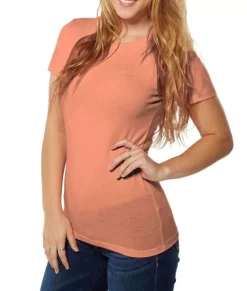 Best Nayked Apparel Women'S Ridiculously Soft Lightweight Crew Neck T-Shirt
