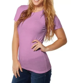 Best Nayked Apparel Women'S Ridiculously Soft Lightweight Crew Neck T-Shirt