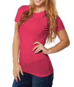 Best Nayked Apparel Women'S Ridiculously Soft Lightweight Crew Neck T-Shirt