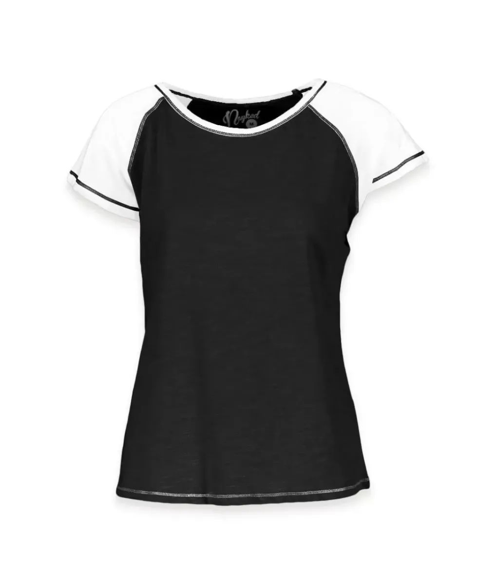 Outlet Nayked Apparel Women'S Ridiculously Soft Raglan Tee