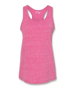 New Nayked Apparel Women'S Ridiculously Soft Snow Heather Racerback Tank Top