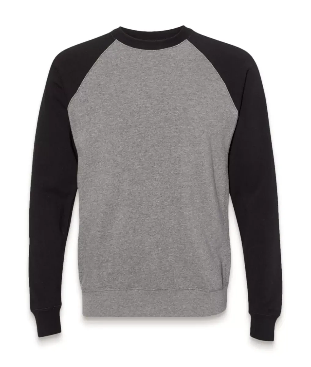 New Nayked Apparel Women'S Ridiculously Soft Boyfriend Colorblocked Raglan Pullover