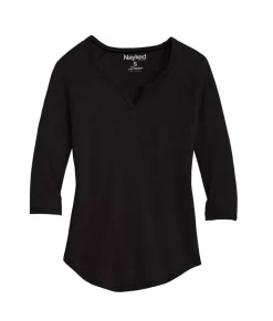 Best Nayked Apparel Women'S Ridiculously Soft Vintage Raglan Baseball T-Shirt