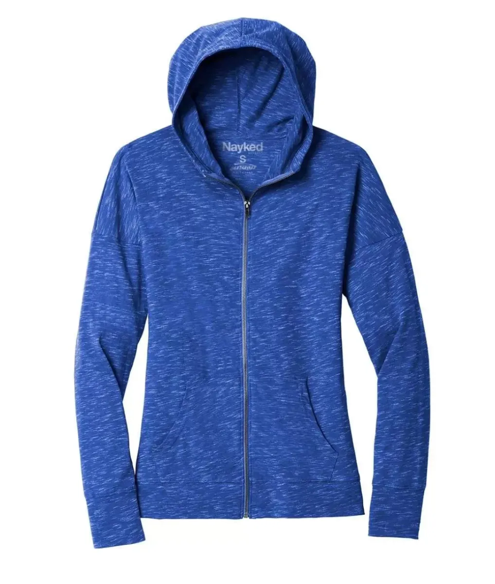 Discount Nayked Apparel Women'S Ridiculously Soft Lightweight Full-Zip Hoodie