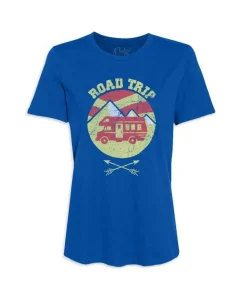 New Nayked Apparel Women'S Ridiculously Soft Graphic Tee | Road Trip