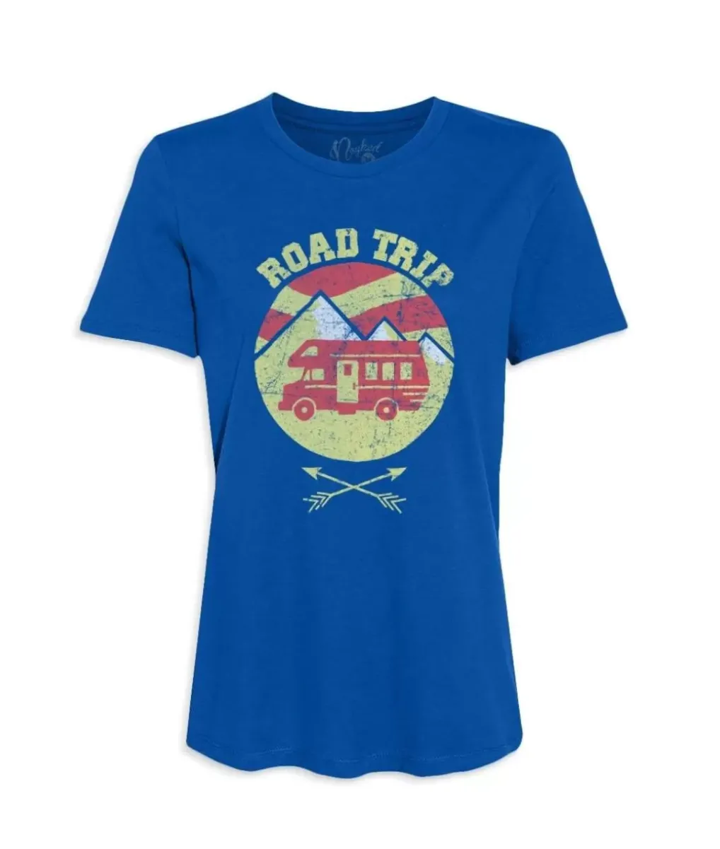 New Nayked Apparel Women'S Ridiculously Soft Graphic Tee | Road Trip