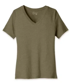 Discount Nayked Apparel Women'S Ridiculously Soft Relaxed Fit V-Neck T-Shirt