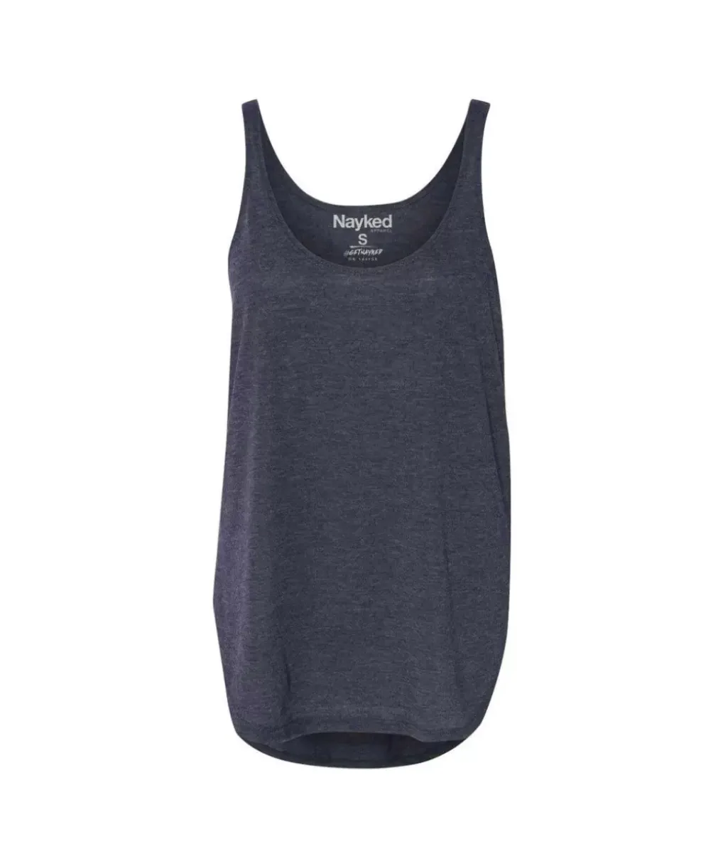 New Nayked Apparel Women'S Ridiculously Soft Lightweight Flowy Tank Top With Side Slits