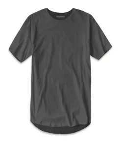 Clearance Nayked Apparel Women'S Ridiculously Soft Oversized Curved Hem Long Tee