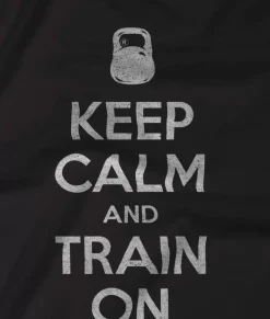 Fashion Nayked Apparel Women'S Ridiculously Soft Cropped Racerback Graphic Tank | Keep Calm