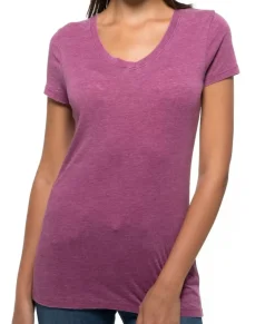 Outlet Nayked Apparel Women'S Ridiculously Soft Vintage Wash V-Neck Short Sleeve T-Shirt