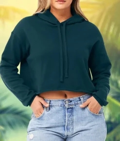 Discount Nayked Apparel Women'S Ridiculously Soft Cropped Hoodie