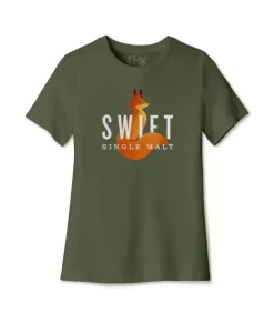 Clearance Nayked Apparel Women'S Ridiculously Soft Relaxed Fit 100% Cotton Graphic T-Shirt | Swift Single Malt