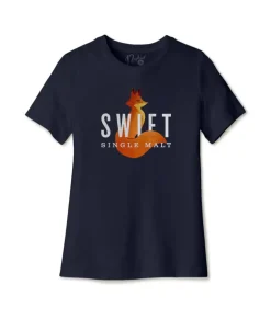 Clearance Nayked Apparel Women'S Ridiculously Soft Relaxed Fit 100% Cotton Graphic T-Shirt | Swift Single Malt