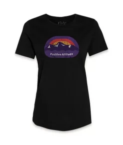 Discount Nayked Apparel Women'S Ridiculously Soft 100% Cotton Graphic Tee | Positive Altitude