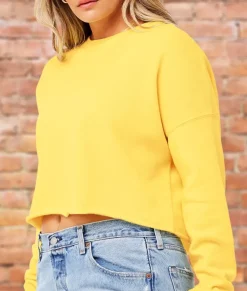 Sale Nayked Apparel Women'S Ridiculously Soft Cropped Sweatshirt