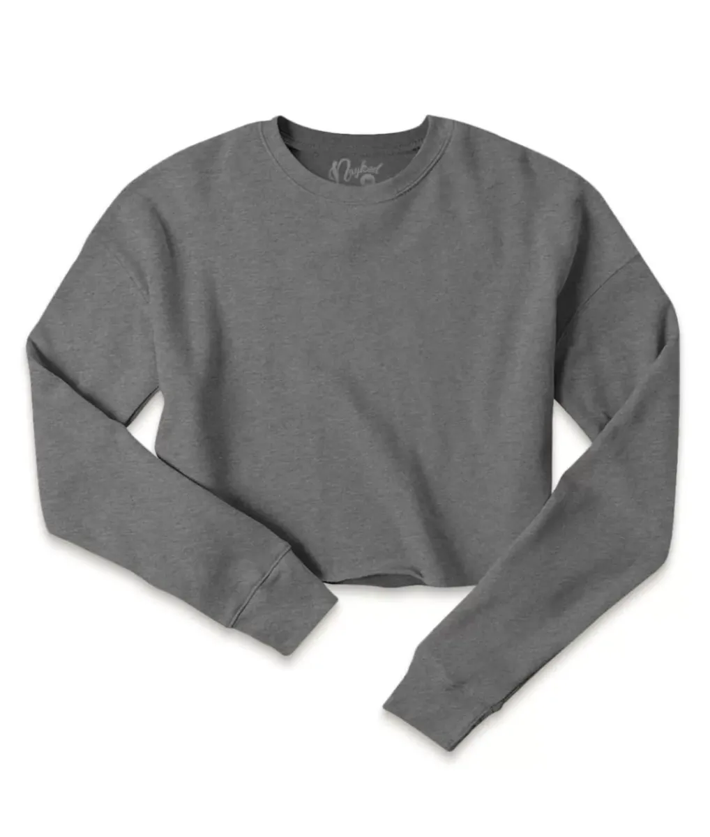 Sale Nayked Apparel Women'S Ridiculously Soft Cropped Sweatshirt