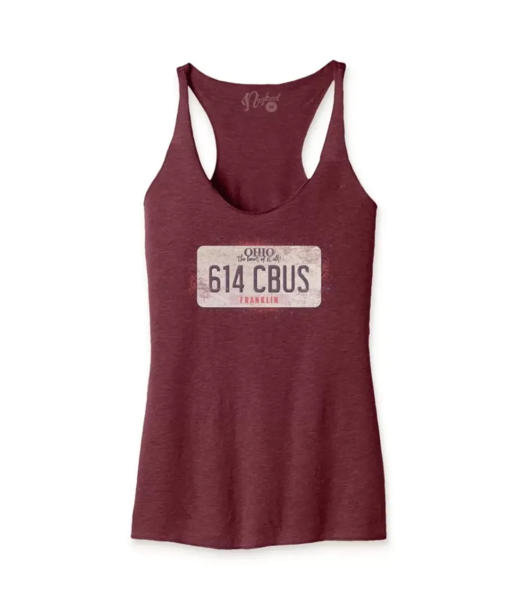 Online Nayked Apparel Women'S Ridiculously Soft Lightweight Racerback Graphic Tank | 614 Cbus