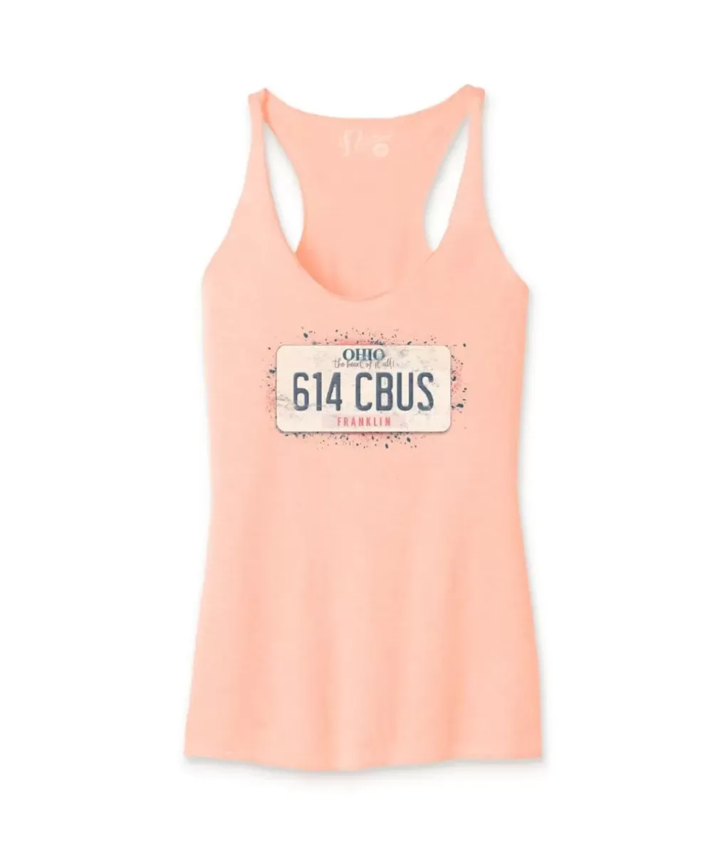 Online Nayked Apparel Women'S Ridiculously Soft Lightweight Racerback Graphic Tank | 614 Cbus