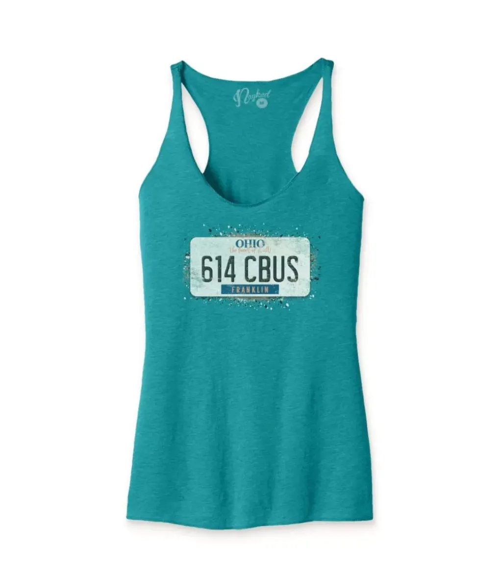 Online Nayked Apparel Women'S Ridiculously Soft Lightweight Racerback Graphic Tank | 614 Cbus