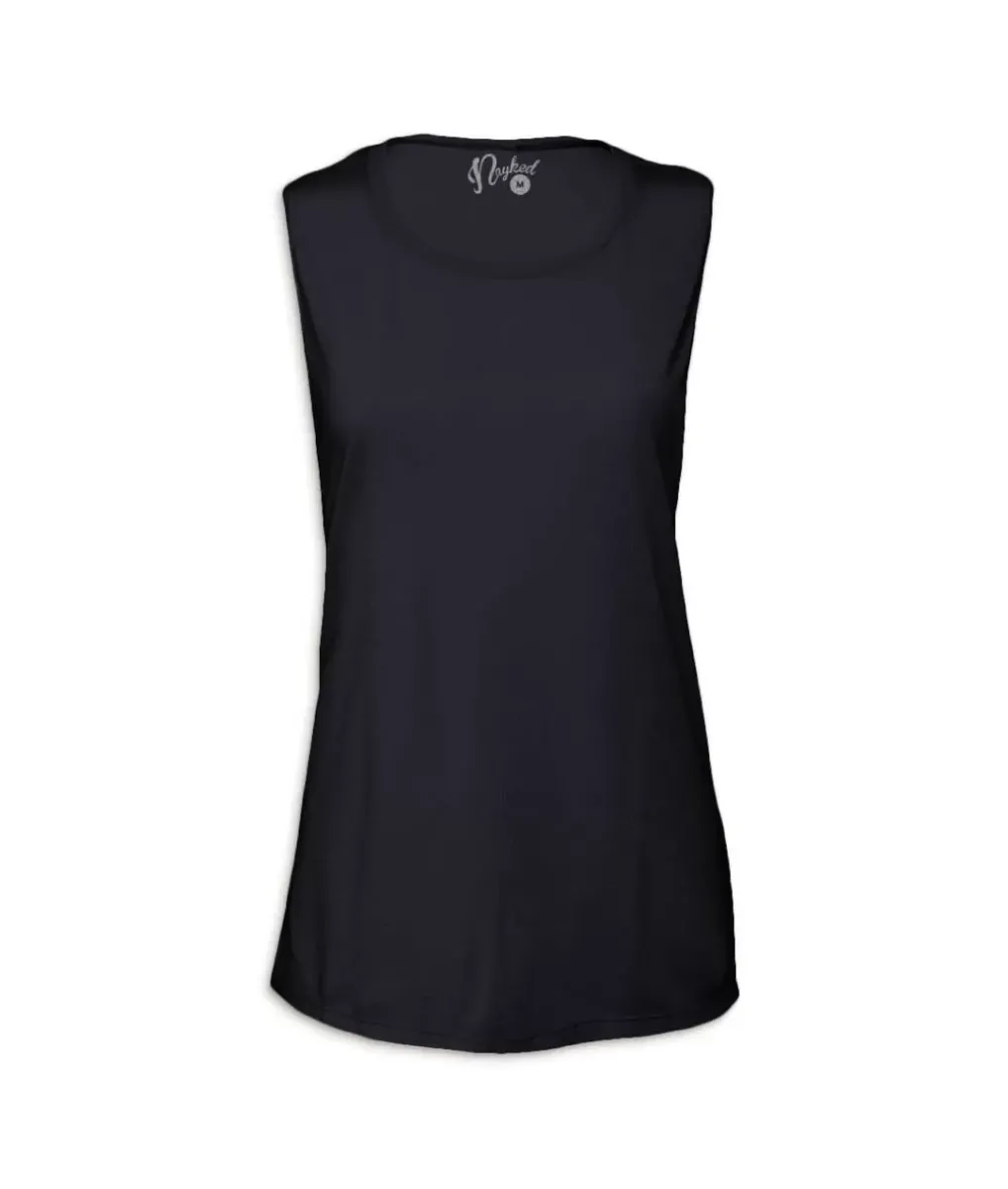 Fashion Nayked Apparel Women'S Ridiculously Soft Scoop Muscle Tank