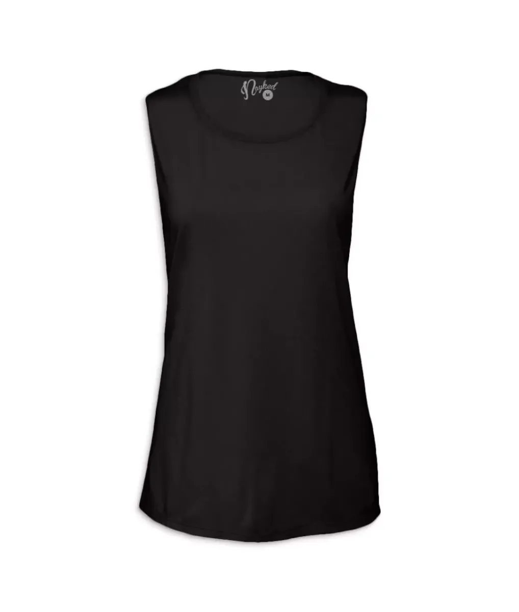Fashion Nayked Apparel Women'S Ridiculously Soft Scoop Muscle Tank