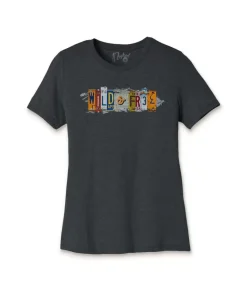 New Nayked Apparel Women'S Ridiculously Soft Lightweight Graphic Tee | Wild & Free