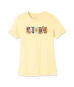 New Nayked Apparel Women'S Ridiculously Soft Lightweight Graphic Tee | Wild & Free