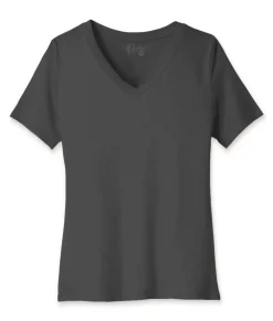 Fashion Nayked Apparel Women'S Ridiculously Soft Relaxed Fit 100% Cotton V-Neck T-Shirt