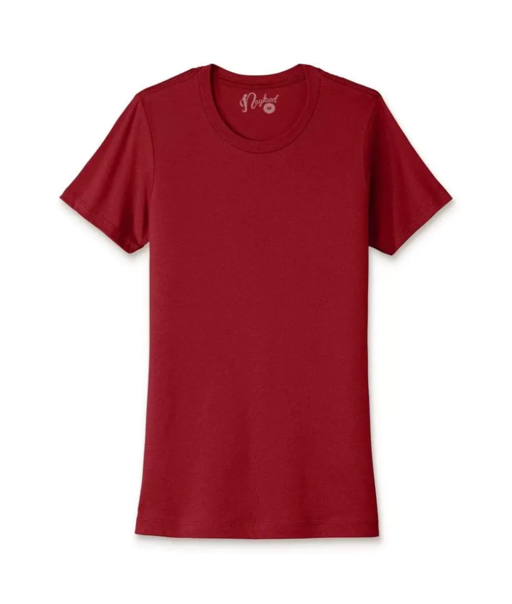 Outlet Nayked Apparel Women'S Ridiculously Soft Boyfriend Crew T-Shirt | New Arrival Colors