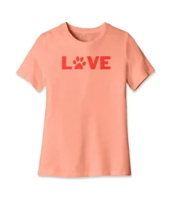 Hot Nayked Apparel Women'S Ridiculously Soft Midweight Relaxed Valentine'S Day Graphic T-Shirt | Love My Pet