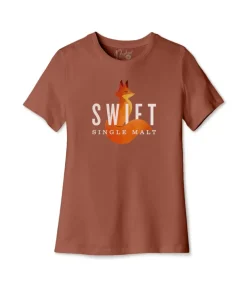 Discount Nayked Apparel Women'S Ridiculously Soft Relaxed Fit 100% Cotton Graphic T-Shirt | Swift Single Malt