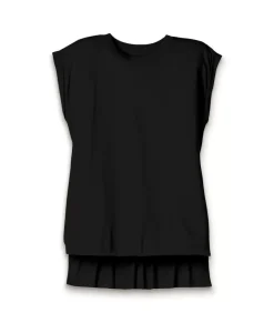 Best Nayked Apparel Women'S Ridiculously Soft Flowy Rolled Cuffs Muscle Tee