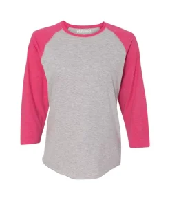 Clearance Nayked Apparel Women'S Ridiculously Soft Midweight Baseball Tee