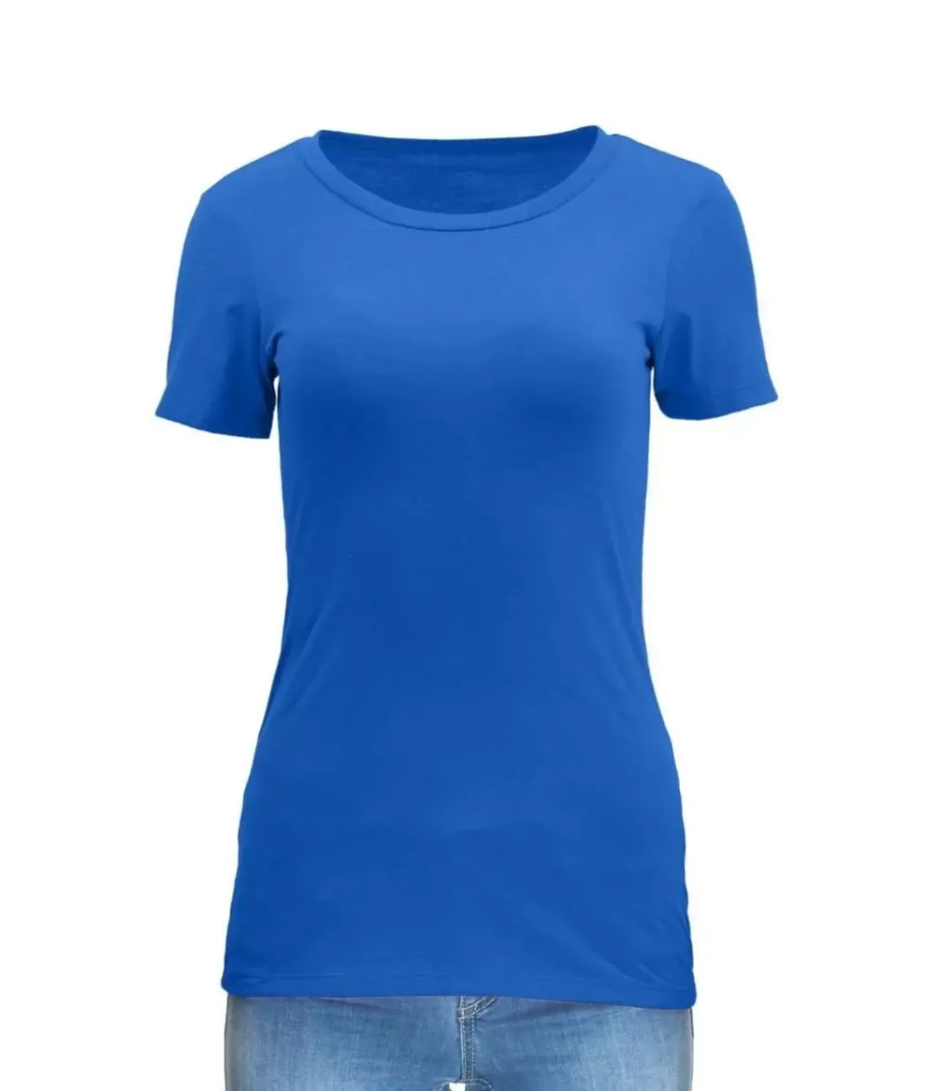 Sale Nayked Apparel Women'S Ridiculously Soft Midweight Crew Neck T-Shirt