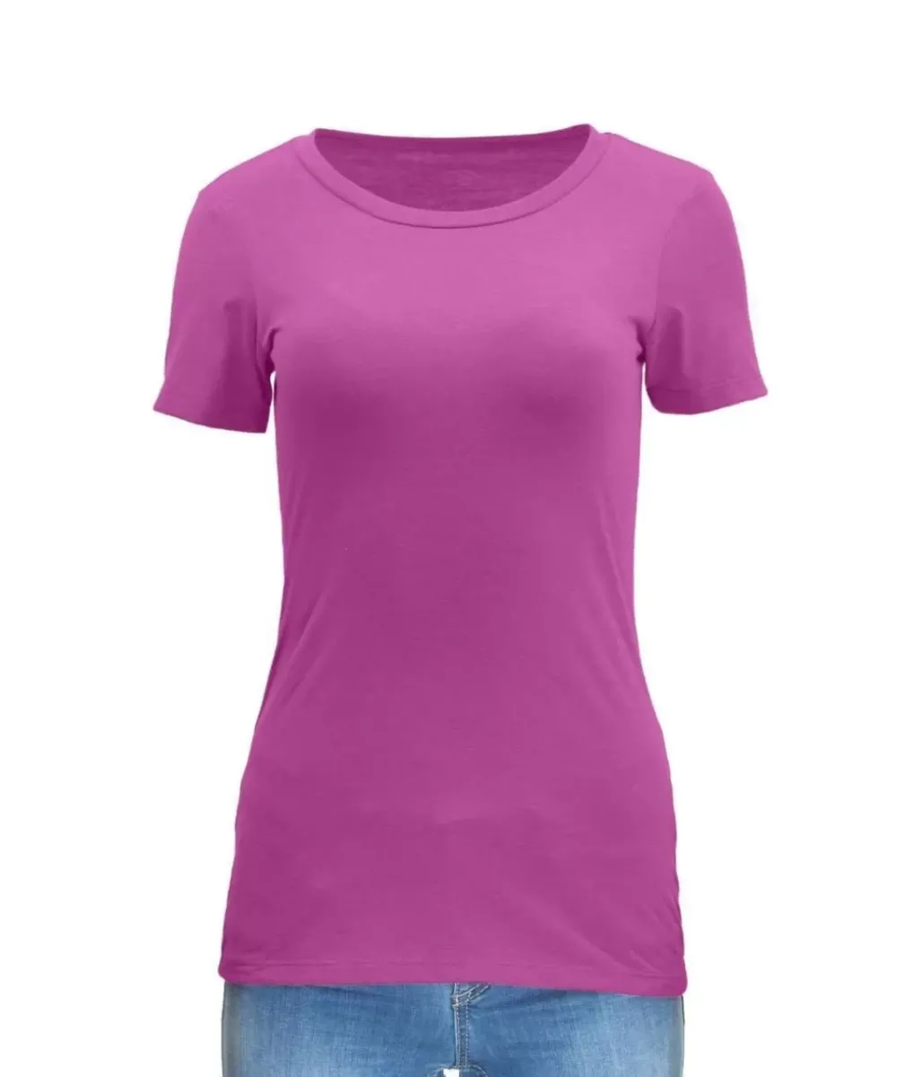 Sale Nayked Apparel Women'S Ridiculously Soft Midweight Crew Neck T-Shirt