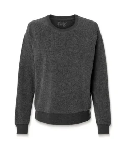 Fashion Nayked Apparel Women'S Snuggly Soft Reverse Fleece Sweatshirt