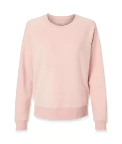 Best Nayked Apparel Women'S Snuggly Soft Reverse Fleece Sweatshirt