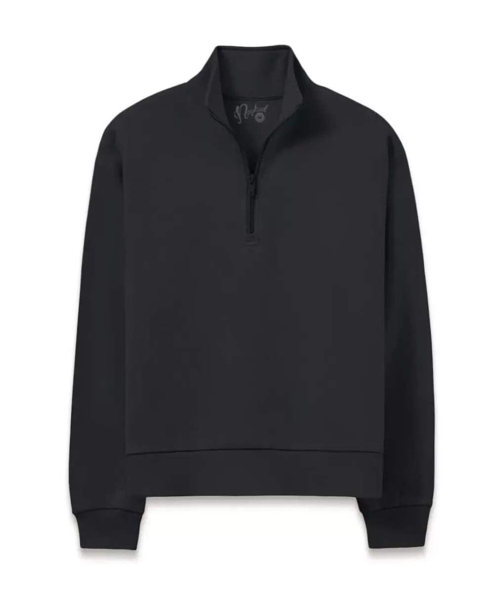 New Nayked Apparel Women'S Soft Eco Friendly Quarter-Zip