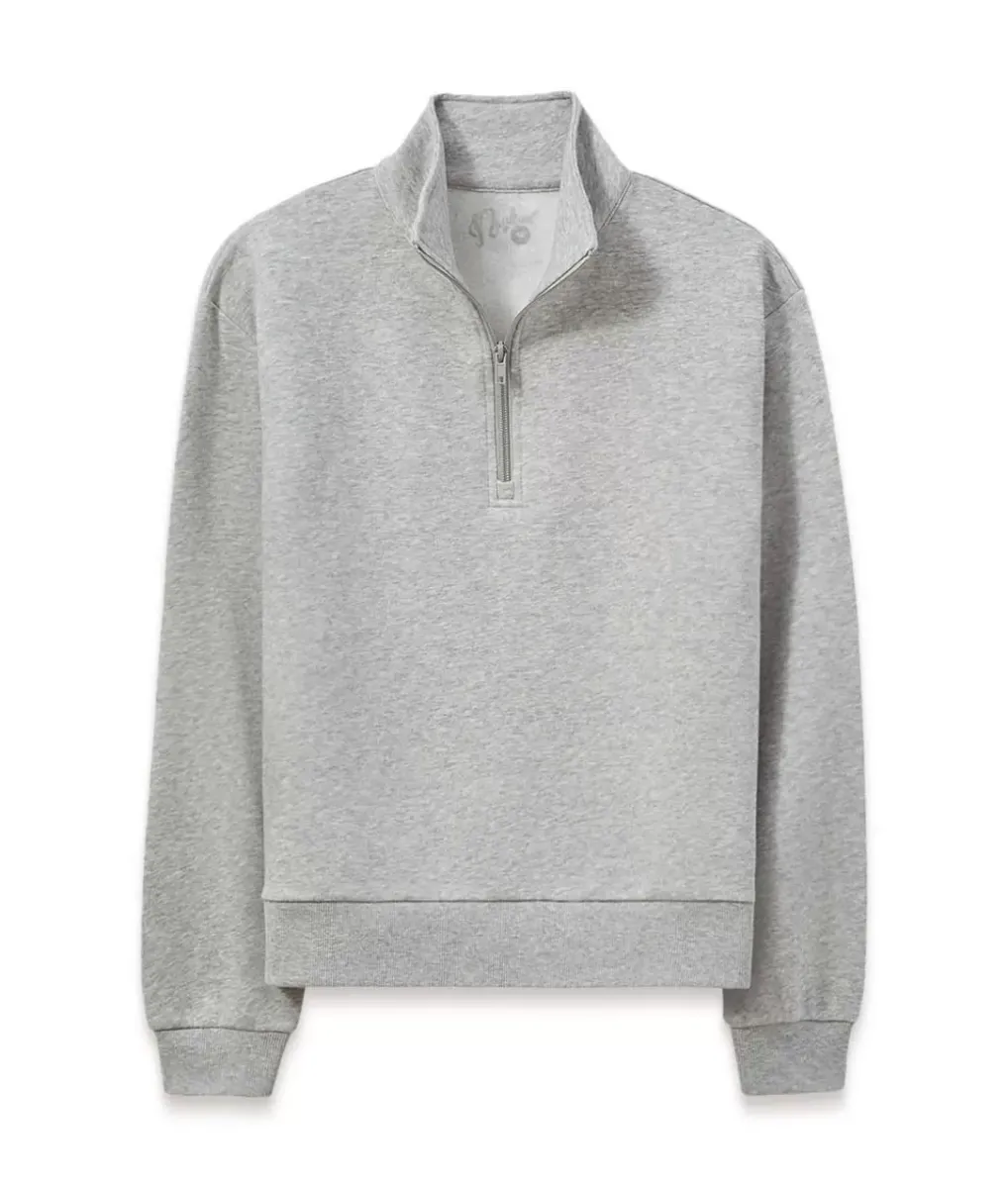 Best Nayked Apparel Women'S Soft Eco Friendly Quarter-Zip