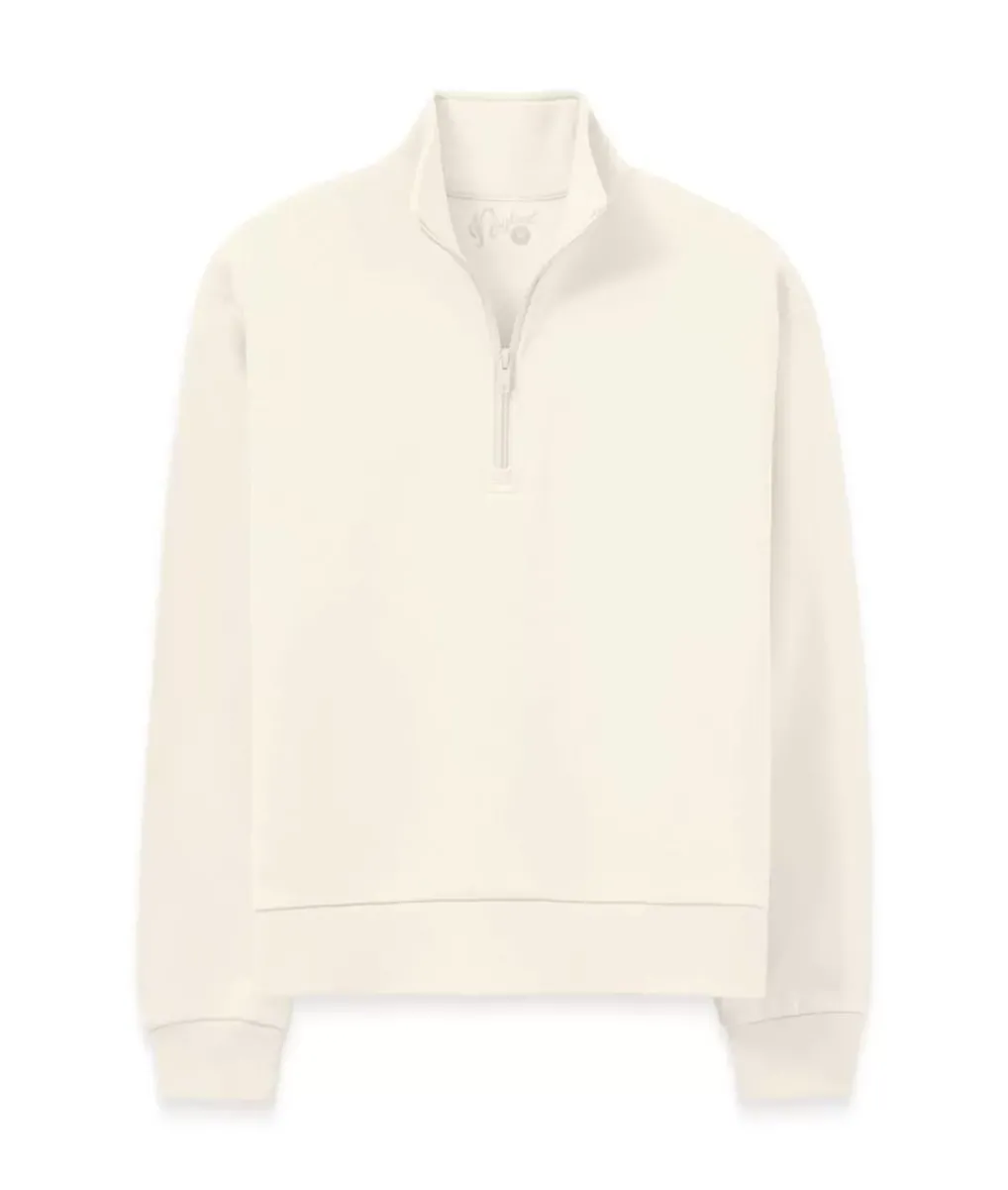 Fashion Nayked Apparel Women'S Soft Eco Friendly Quarter-Zip